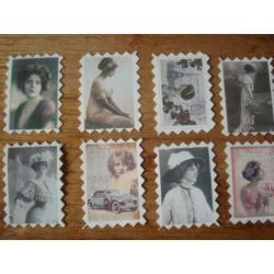 vintage labels om op te strijken erg mooi