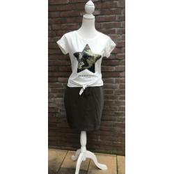 Zoso groen ?? army legergroene rok maat M/38. nieuw