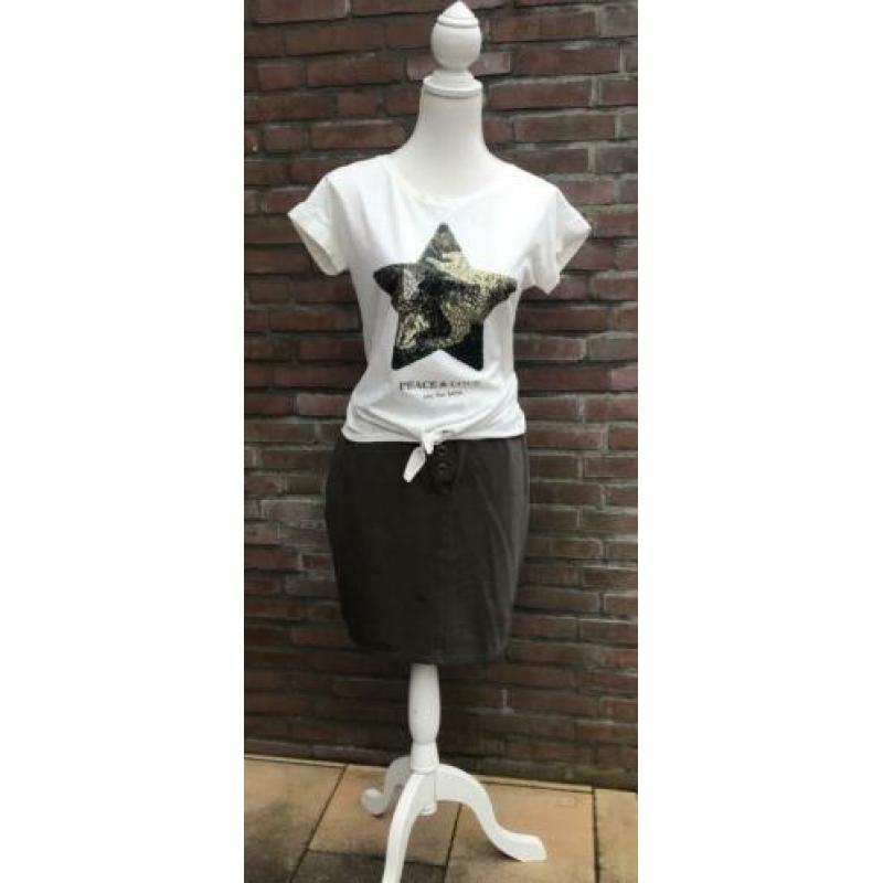 Zoso groen ?? army legergroene rok maat M/38. nieuw
