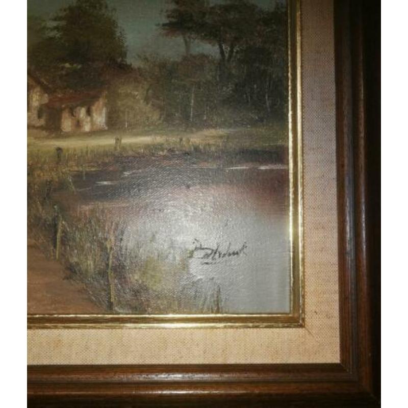 Landschap schilderij