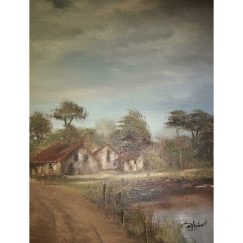Landschap schilderij
