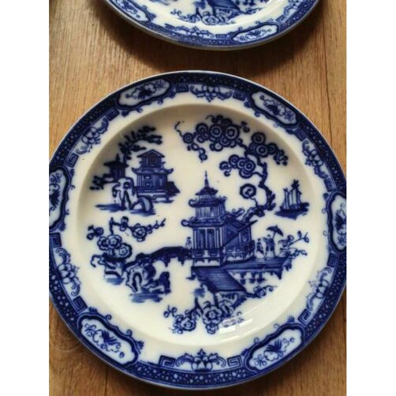 Petrus regout hindostan antieke borden 26 cm