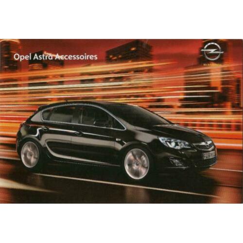 autofolder Opel Astra Accessoires november 2009