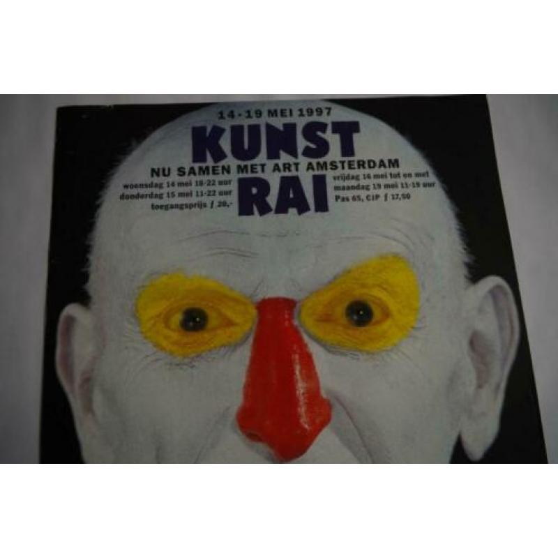 Affiche kunstrai Anthon Beeke clown schmink