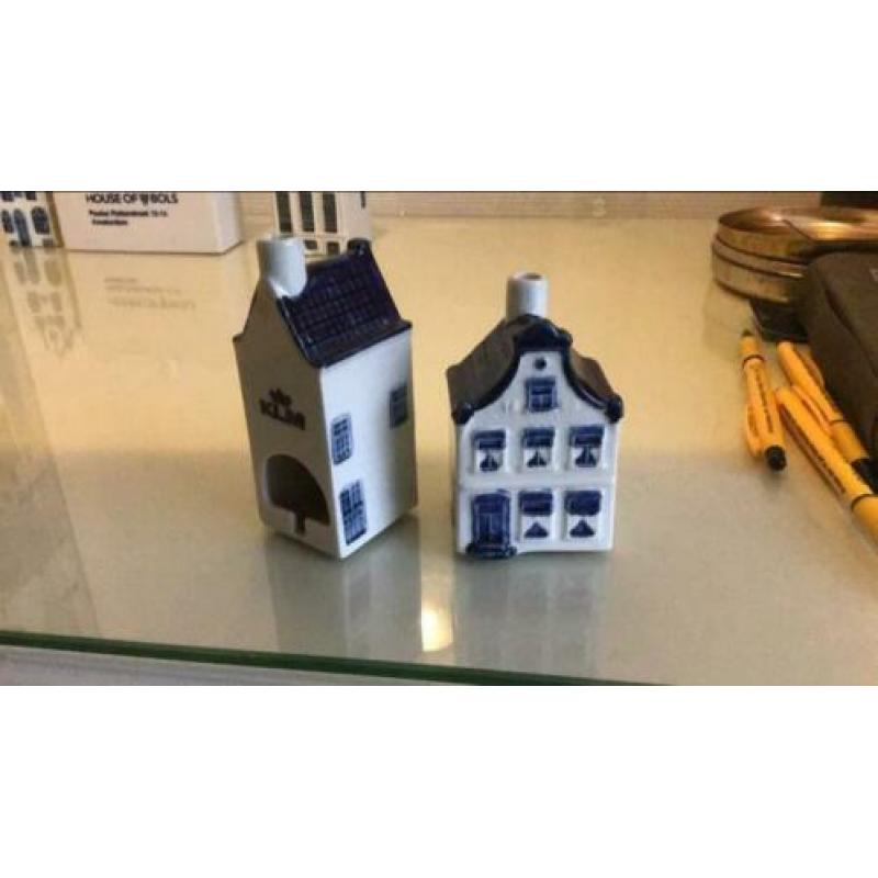 2 KLM asbak huisjes 5-8. Zestiger jaren uit de RoyalClass.