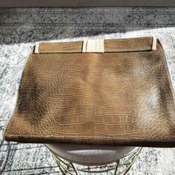 Clutch groot Friis & Company alligatorprint
