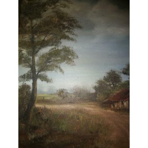 Landschap schilderij