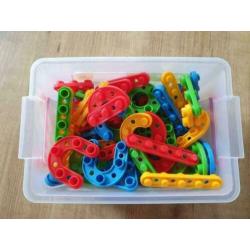 Click clack constructie speelgoed (96 stuks)