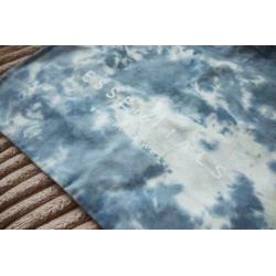 Canvas tas van Buddhawear blauw Tie Dye