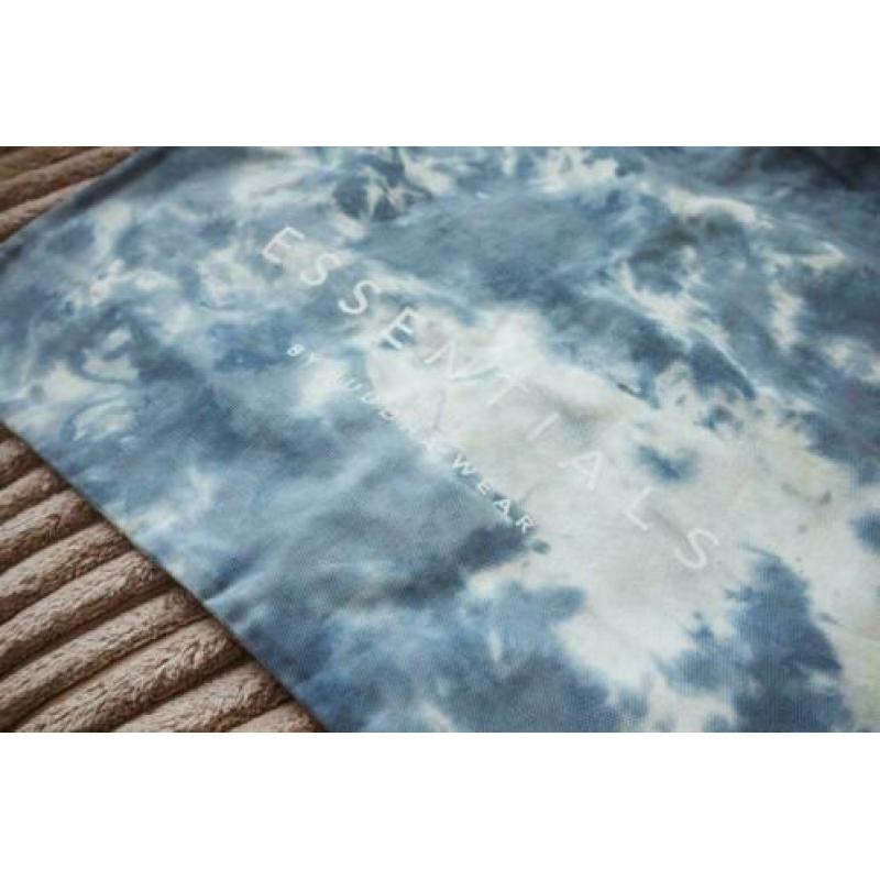 Canvas tas van Buddhawear blauw Tie Dye
