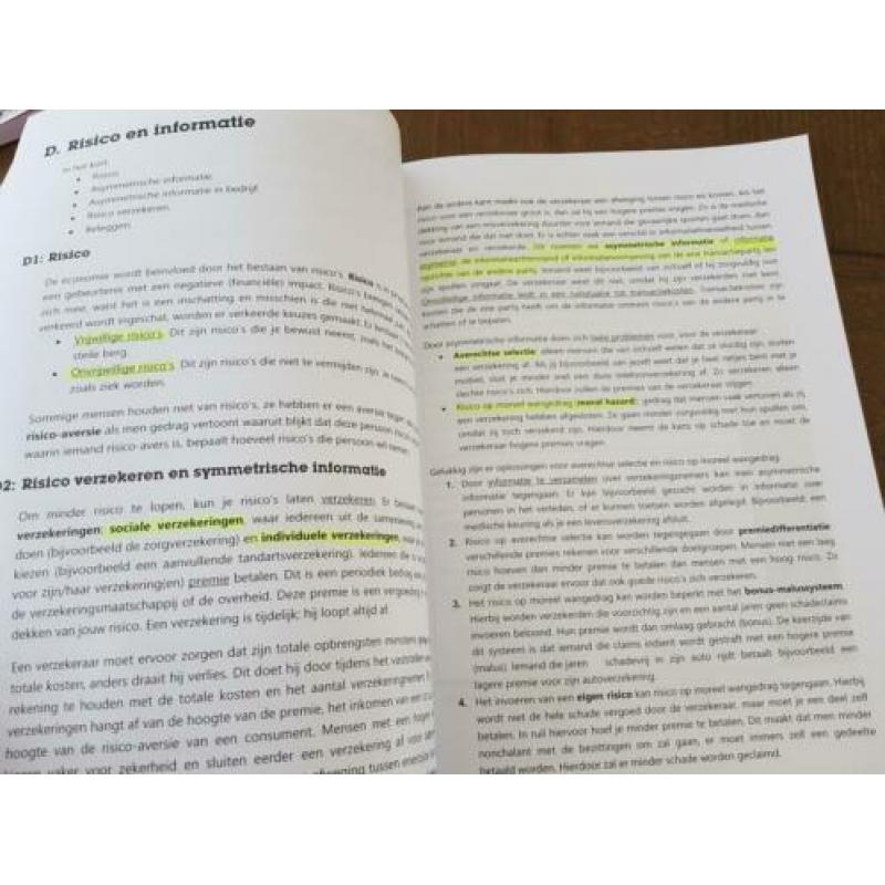 Examenbundel Samenvatting VWO Economie