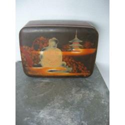 Japanse lakdoos - hout - boeddha - pagode