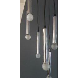 Vintage raak amsterdam Hanglamp chroom Buizen