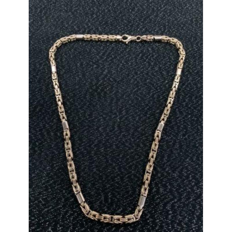 Gouden koningsketting 167 Gram