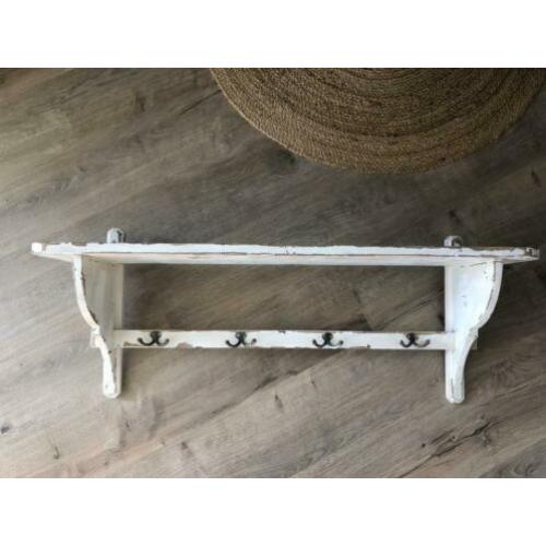 Leuke witte kapstok / wandplank