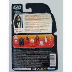 -45% Star Wars POTF Red Tri Logo Obi-Wan Kenobi - Long saber
