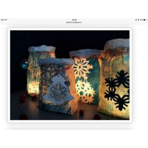 Voor hobby -pacon kraft bags: witte papieren zakken