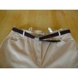 Nieuwe camel kleurige Polo Team broek, mt 48