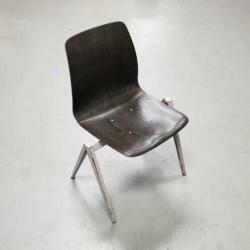 12x Galvanitas S22 stoelen, Pagholz vintage schoolstoel 797