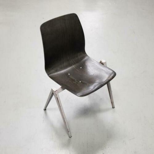 12x Galvanitas S22 stoelen, Pagholz vintage schoolstoel 797