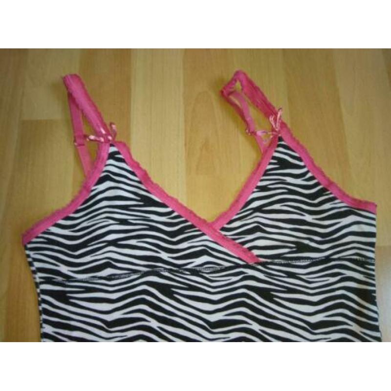 Zwart/wit nachthemd *Zebra*