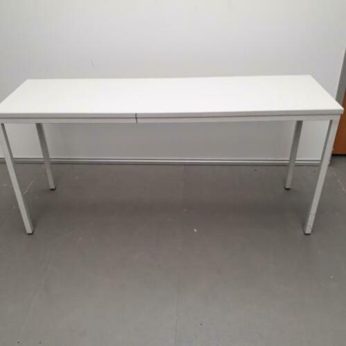 Zeer degelijke smalle tafels, wandtafel, bureau, 160x50 cm
