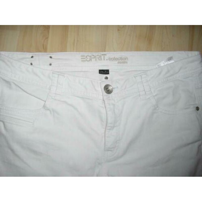 ESPRIT witte spijkerbroek mt 42