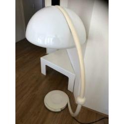 Vintage Martinelli Luce witte booglamp