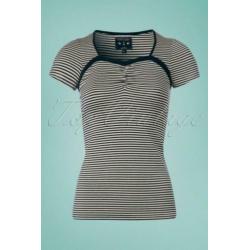 Vive Maria gestreept t-shirt van Top Vintage maat S 36