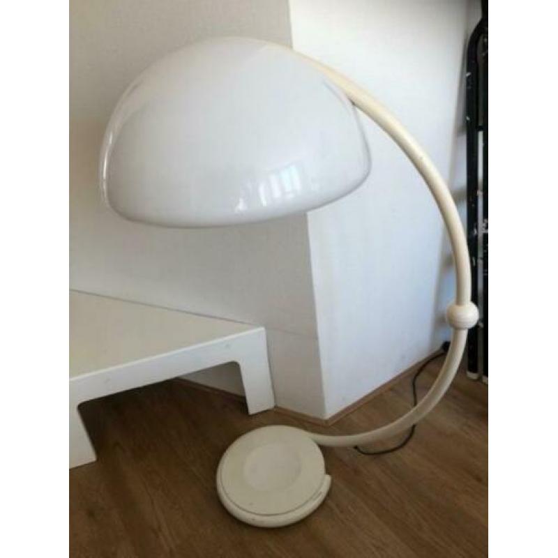 Vintage Martinelli Luce witte booglamp