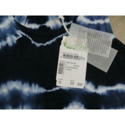 NIEUW! Geisha maxi jurk, blauw/lichtblauw/wit (152)