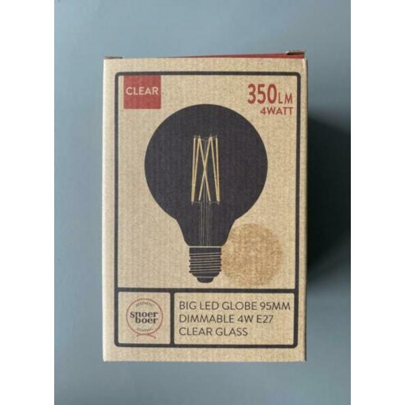 NIEUW! Snoerboer led filament lamp 8x, nieuwprijs 17,99