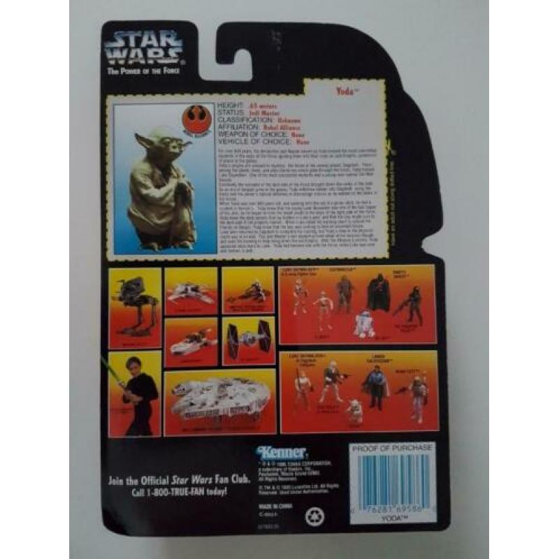 Star Wars POTF Red Photo Yoda with Jedi Trainer Backpack