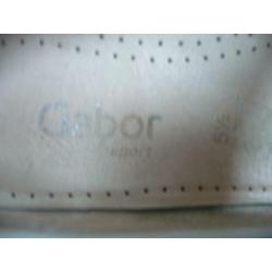 Sportieve leren Gabor schoenen, lichtgroen maat 5,5 ( =39)