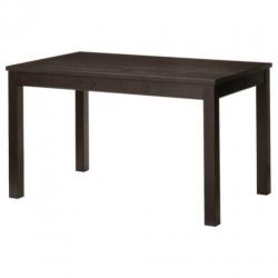 Uitschuifbare Ikea zwarte eettafel