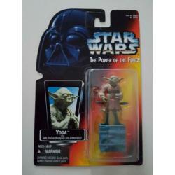 Star Wars POTF Red Photo Yoda with Jedi Trainer Backpack