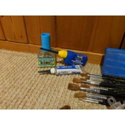 Diverse modelbouw gereedschap