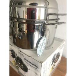 mosselpan van Demeyere RVS 20 cm/ 3,0 L