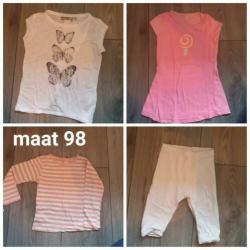 Kinderkleding maar 98. Ook los te koop