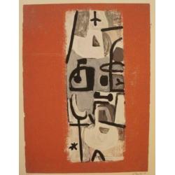 Corneille Beverloo(1922)Zeefdruk"April in Paris"Ges Gen Ged