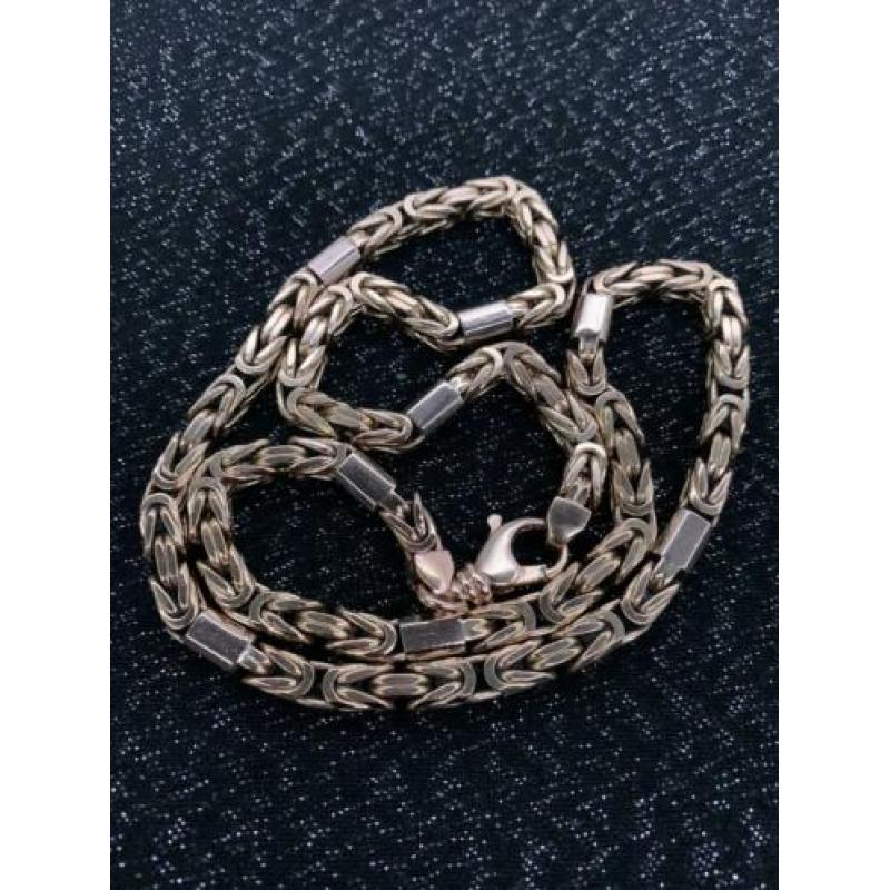 Gouden koningsketting 167 Gram