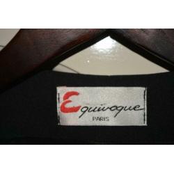 Equivoque, mooi lang zwart colbert/jasje, maat 36/38