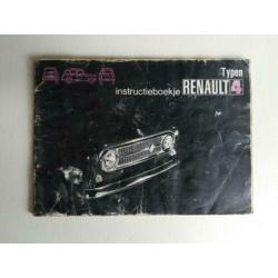 Vraagbaak en instructieboek Renault 4