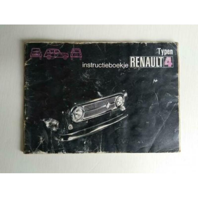 Vraagbaak en instructieboek Renault 4