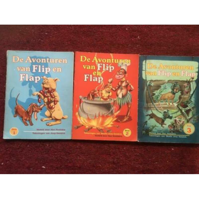 De avonturen van Flip en Flap 1, 2 en 3 (compl. met alle pla