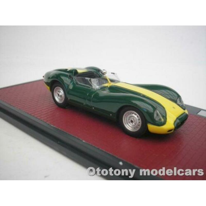 Lister Jaguar 1958 Groen / Geel 1/43 Matrix