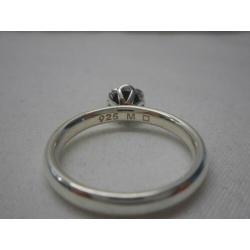 Zilveren stapelring Spinning maat 18 nr.823