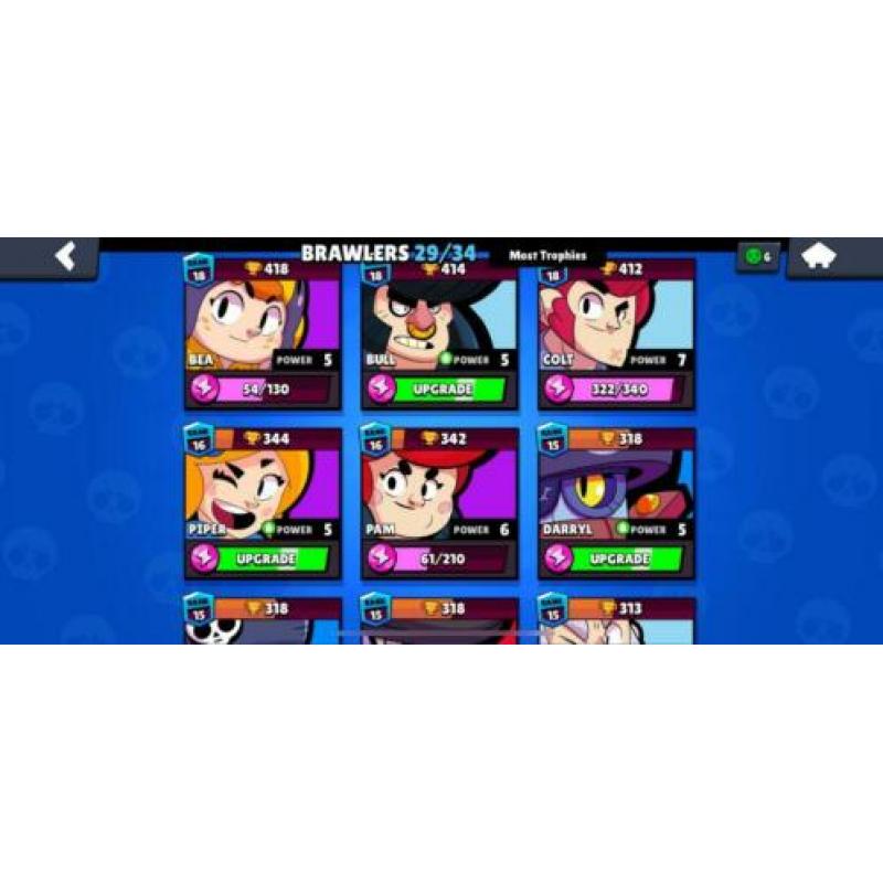 Brawlstars account ruilen voor mensen die Sandy Hebben