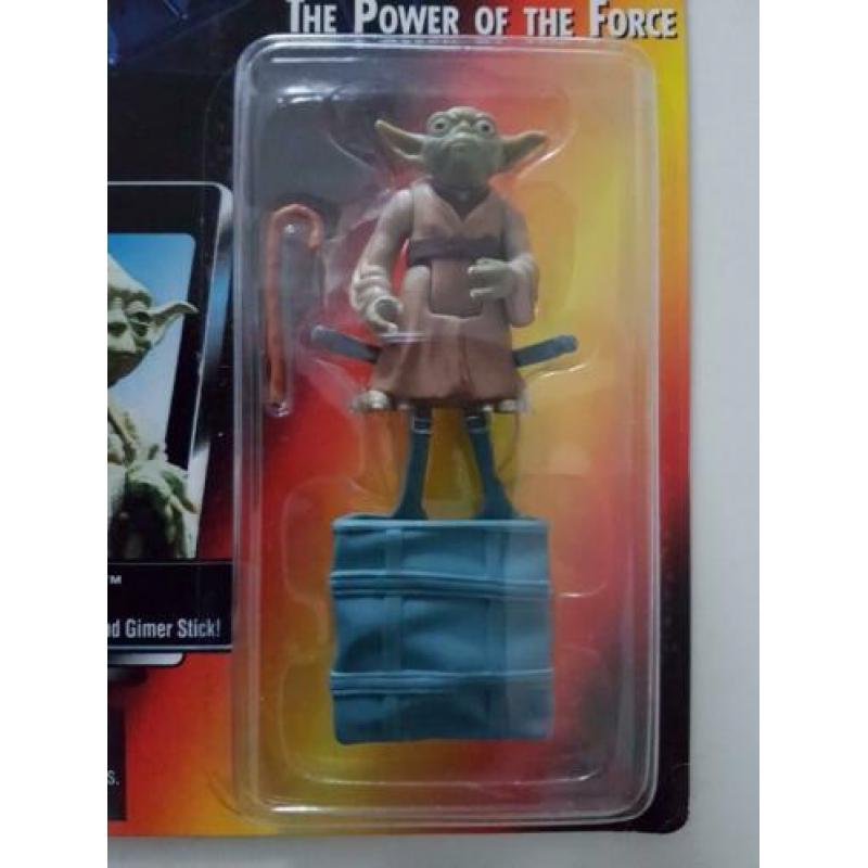 Star Wars POTF Red Photo Yoda with Jedi Trainer Backpack