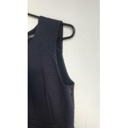 Mango jurk donkerblauw maat S